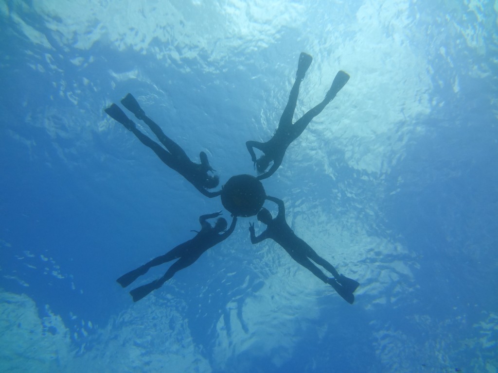 目が悪い人は海の中で見えにくいまま入ってるの 沖縄青の洞窟 ダイビングはs E P マリンクラブ